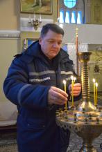 Віфлеємський Вогонь Миру в університетському храмі