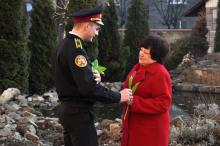 Курсанти вітають жінок університету з святом весни - 8 березня