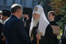 З нагоди святкування Дня рятувальника Львівський державний університет безпеки життєдіяльності відвідав Святійший Патріарх Київський та всієї Руси-України Філарет