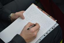 В Університеті відбувся Всеукраїнський диктант національної єдності В Університеті відбувся Всеукраїнський диктант національної єдності