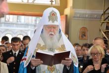 З нагоди святкування Дня рятувальника Львівський державний університет безпеки життєдіяльності відвідав Святійший Патріарх Київський та всієї Руси-України Філарет