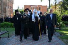 З нагоди святкування Дня рятувальника Львівський державний університет безпеки життєдіяльності відвідав Святійший Патріарх Київський та всієї Руси-України Філарет