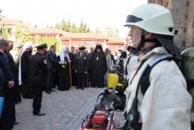 З нагоди святкування Дня рятувальника Львівський державний університет безпеки життєдіяльності відвідав Святійший Патріарх Київський та всієї Руси-України Філарет