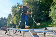 На базі Університету стартували Х змагання ПАТ «Укрзалізниця» з пожежно-прикладного спорту