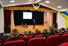 27 лютого в нашому Університеті відбулася зустріч із Романом Дерегою на тему «Вибухові публічні виступи» 27 лютого в нашому Університеті відбулася зустріч із Романом Дерегою на тему «Вибухові публічні виступи»