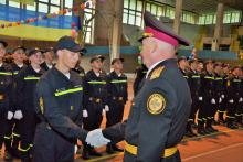 В Університеті відбулись урочистості з нагоди складання Присяги служби цивільного захисту першокурсниками та Дня знань. 