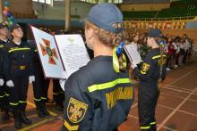 В Університеті відбулись урочистості з нагоди складання Присяги служби цивільного захисту першокурсниками та Дня знань. 