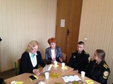 Курсанти Університету обговорили театральну виставу "Святомиколаївський вечір"