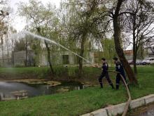 В Університеті відбулися практичні заняття із дисципліни «Протипожежна та аварійно-рятувальна техніка»
