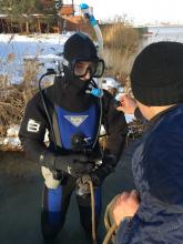 В Університеті проведено практичне заняття з підготовки фахівців водолазної справи