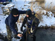 В Університеті проведено практичне заняття з підготовки фахівців водолазної справи