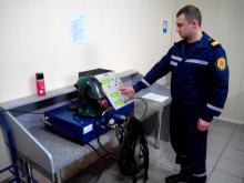 В навчальній пожежно-рятувальній частині Університету проведені заняття з особовим складом чергових караулів щодо перевірки апаратів на стисненому повітрі спеціальною випробувальною станцією LABTEC LABRONIK 1500 
