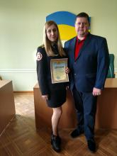  Яна Гончаренко посіла 3 місце у  ІІ турі Всеукраїнської студентської олімпіади