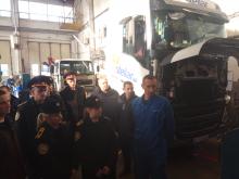 Слухачі 4-го курсу спеціальності «Транспортні технології» провели позапланове практичне заняття на базі станції технічного обслуговування VOLVO TRUCKS SERVICE