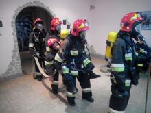 В навчальній пожежно-рятувальній частині Університету відпрацьовано практичне заняття з газодимозахисниками чергових караулів