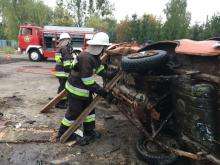 Кафедрою пожежної тактики та аварійно-рятувальних робіт проведено практичне заняття з дисципліни «Організація аварійно-рятувальних робіт»