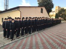 Урочиста зміна караулів Навчальної пожежно-рятувальної частини 