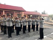 Урочиста зміна караулів Навчальної пожежно-рятувальної частини 