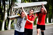 В  Університету відбулись змагання з кросфіту приурочені до святкування Дня пожежної охорони (ВІДЕО)