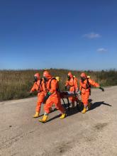 ЛДУ БЖД  спільно з ЄС проводять масштабні Міжнародні польові навчання EU-CHEM-REACT на базі полігону ДП «Екотрансенерго»