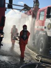 ЛДУ БЖД  спільно з ЄС проводять масштабні Міжнародні польові навчання EU-CHEM-REACT на базі полігону ДП «Екотрансенерго»