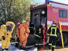 ЛДУ БЖД  спільно з ЄС проводять масштабні Міжнародні польові навчання EU-CHEM-REACT на базі полігону ДП «Екотрансенерго»