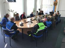 Зустріч керівництва Університету з представниками країн Євросоюзу, які прибули для участі в польових навчаннях