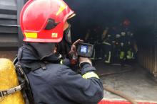 Практичні заняття у вогневому тренажері контейнерного типу зі слухачами заочної форми навчання Практичні заняття у вогневому тренажері контейнерного типу зі слухачами заочної форми навчання