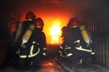 Практичні заняття у вогневому тренажері контейнерного типу зі слухачами заочної форми навчання Практичні заняття у вогневому тренажері контейнерного типу зі слухачами заочної форми навчання