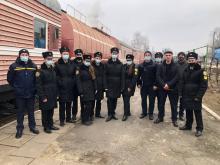 Практичні заняття на пожежному потязі Практичні заняття на пожежному потязі