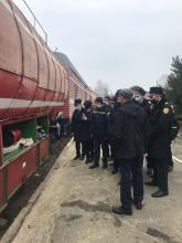 Практичні заняття на пожежному потязі Практичні заняття на пожежному потязі