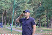 На табірному зборі курсанти відсвяткували День прапора