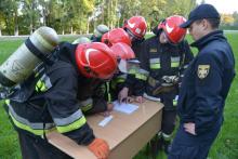 В Університеті відбулися змагання серед навчальних взводів 3-го курсу «Краща ланка ГДЗС»