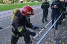 В Університеті відбулися змагання серед навчальних взводів 3-го курсу «Краща ланка ГДЗС»