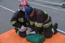 В Університеті відбулися змагання серед навчальних взводів 3-го курсу «Краща ланка ГДЗС»