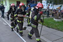 В Університеті відбулися змагання серед навчальних взводів 3-го курсу «Краща ланка ГДЗС»