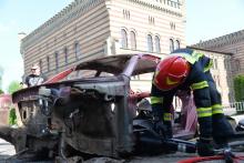 В Університеті проведено заняття з безпечного та належного використання пневматичного та гідравлічного аварійно-рятувального обладнання