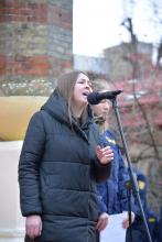 «Ще ніби вчора в чорному вогні, палав Майдан тривожної години...»: в Університеті відбувся реквієм з нагоди Дня Гідності та Свободи