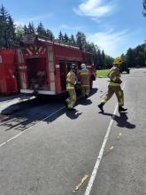 «Гасіння пожеж на поверхах будинків»: курсанти Університету відпрацьовують практичні навички «Гасіння пожеж на поверхах будинків»: курсанти Університету відпрацьовують практичні навички