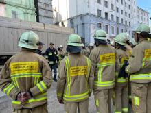 Курсанти Університету підвищують свої практичні навички з питань організації гасіння пожеж на об’єкті промислового сектору Курсанти Університету підвищують свої практичні навички з питань організації гасіння пожеж на об’єкті промислового сектору