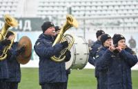 Оркестр ЛДУБЖД виконав Державний Гімн України під час матчу «Карпати» – «Металіст 1925»