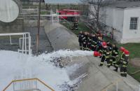 Кафедрою пожежної тактики та аварійно-рятувальних робіт проведено практичні заняття  на складі паливно-мастильних матеріалів