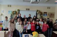 Курсанти ЛДУБЖД провели профорієнтаційні заняття для школярів Сихівського ліцею