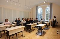 Лекція про соціальні аспекти безпеки праці для студентів освітньої програми «Охорона праці» за участі партнерських університетів Лекція про соціальні аспекти безпеки праці для студентів освітньої програми «Охорона праці» за участі партнерських університетів