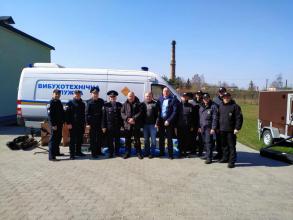 Проведено черговий етап міжнародного проекту «Support to the Ukrainian Emergency Situations Service in establishmen to the training system in the field of humanitarian demining» з підготовки фахівців з гуманітарного розмінування