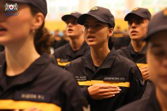 У Львівському державному університеті безпеки життєдіяльності першокурсники склали урочисту Присягу на вірність Українському народові