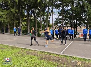 У ЛДУ БЖД відбулися змагання з естафетного бігу