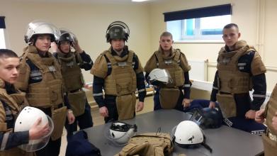 Курсанти Університету проходять базовий курс розмінування на базі школи рятувальників у м.Вяйке-Марья Естонської Республіки