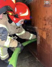 Курсанти ЛДУБЖД відпрацьовують навички гасіння пожеж під час реальних викликів