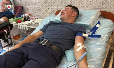 Понад півсотні курсантів здали кров: добрий вчинок до Дня рятівника